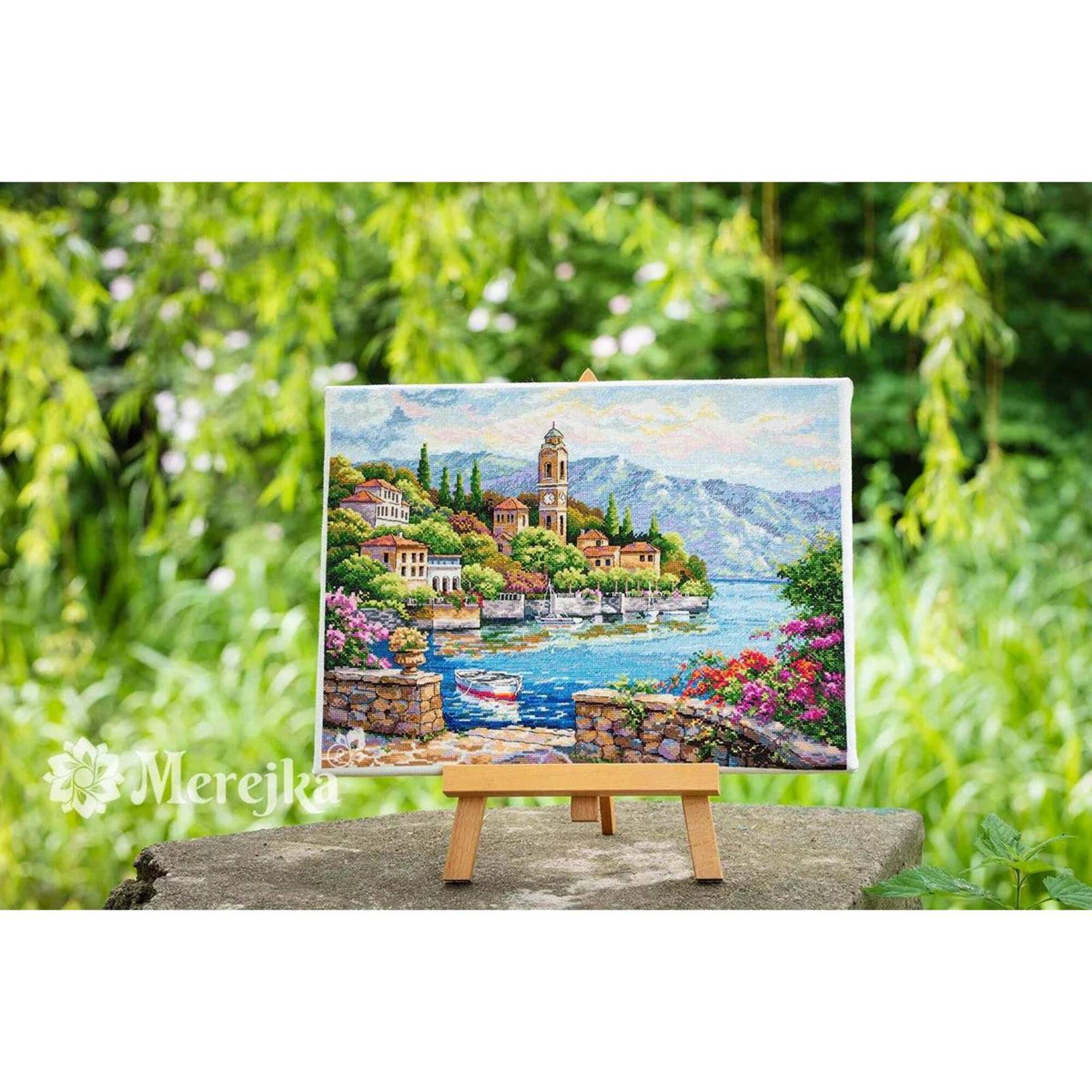 Merejka® Lago di Como Counted Cross Stitch Kit
